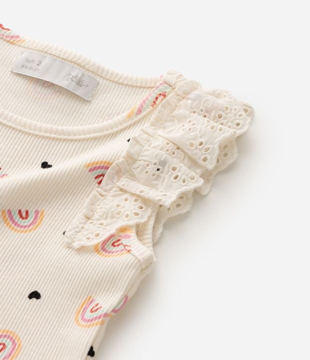 Blusa Infantil en Rib -Talle 1 a 6 años 4