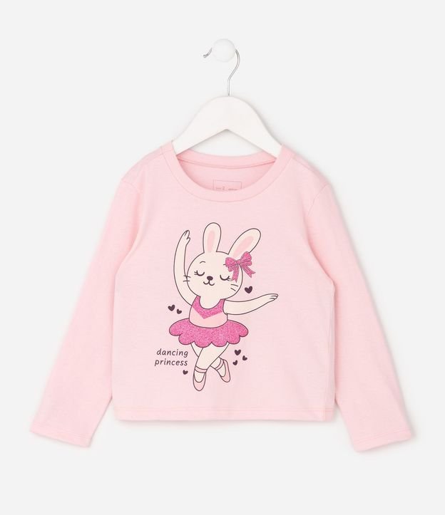 Remera Manga Larga Coneja Bailarina - Talle 1 a 6 años