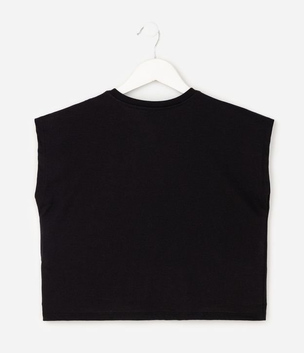 Remera Boxy Lazo con Encaje Infantil - Talle 5 a 14 años 3