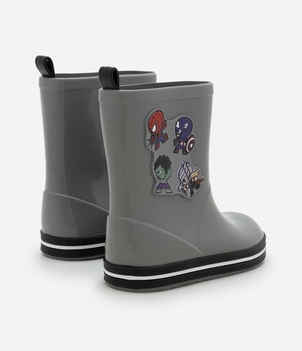 Bota de Lluvia Infantil con Estampa de Mini Héroes Marvel - Talle 21 até 28 2
