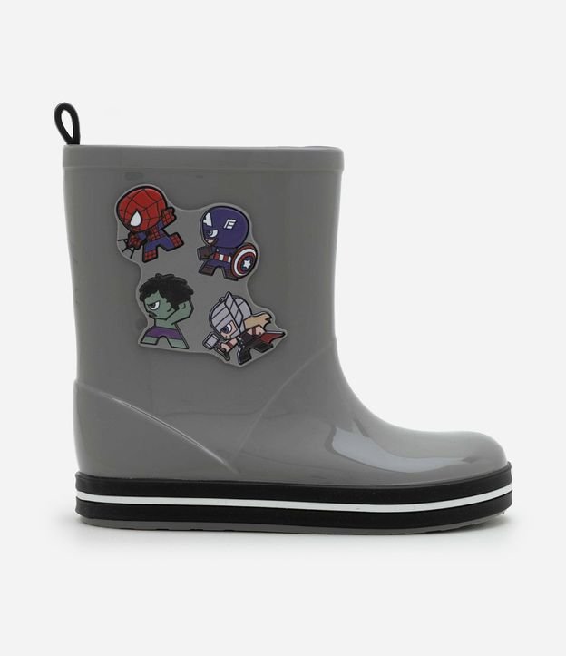 Bota de Lluvia Infantil con Estampa de Mini Héroes Marvel - Talle 21 até 28 4