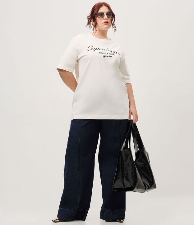Blusa Alargada en Algodón con Bordado Copenhagen Curve & Plus Size 2