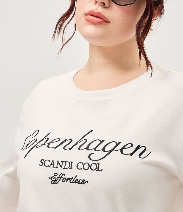 Blusa Alargada en Algodón con Bordado Copenhagen Curve & Plus Size 3