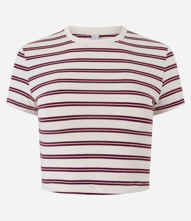 Blusa en Algodón con Estampa Rayada 5