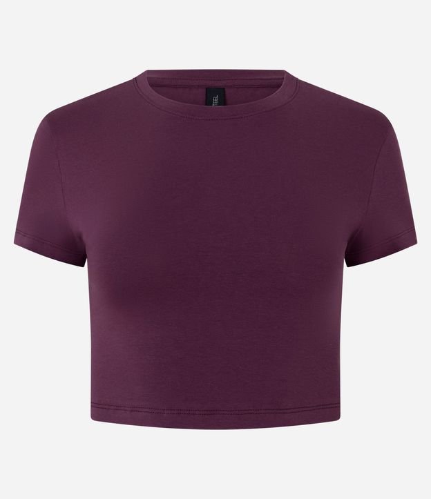 Blusa Cropped Manga Corta en Cotton 2