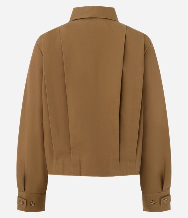 Campera Leve Sastrería con Cuello Clásico 6