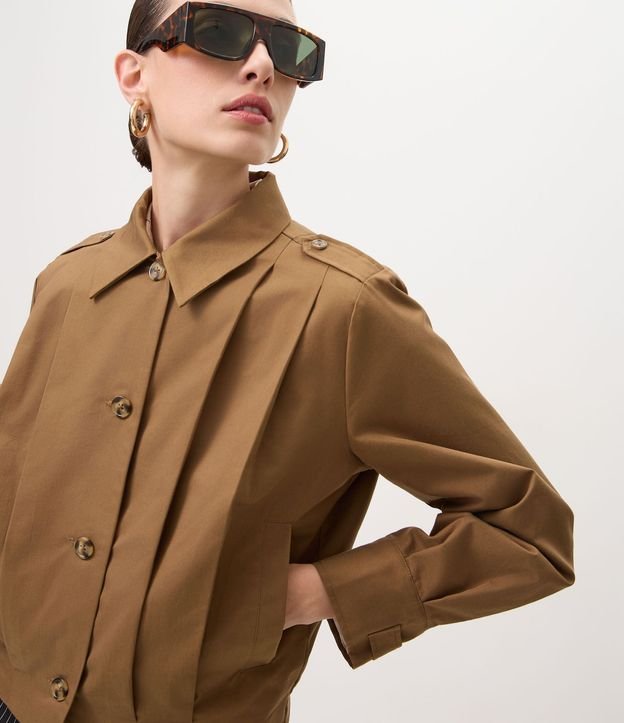 Campera Leve Sastrería con Cuello Clásico 3