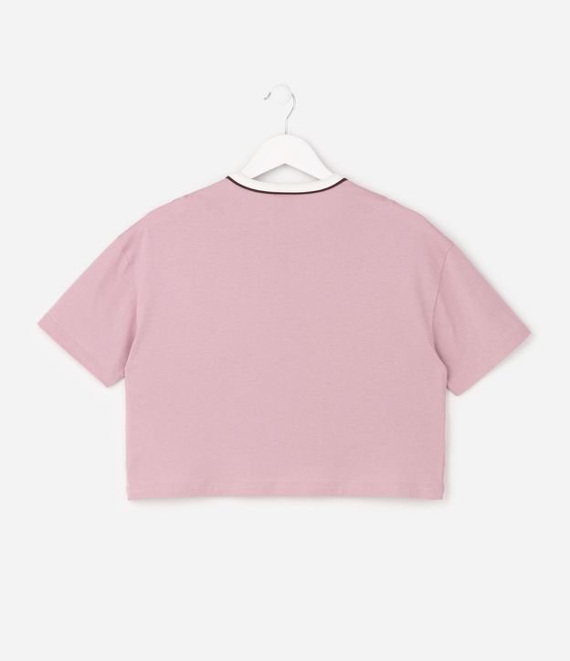 Remera Boxy en Algodón con Estampa de Lettering Tennis Club - Talle 5 a 16 años 3