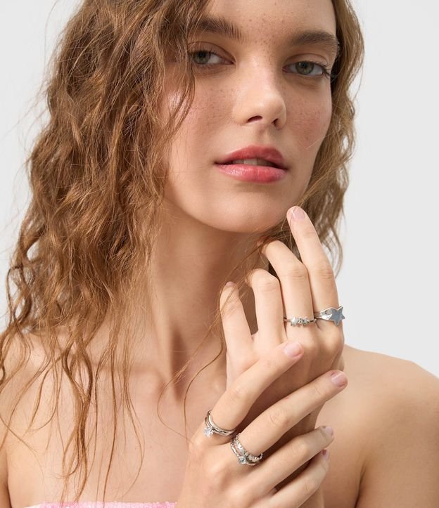Kit 06 Anillos con Elementos de Estrella 1