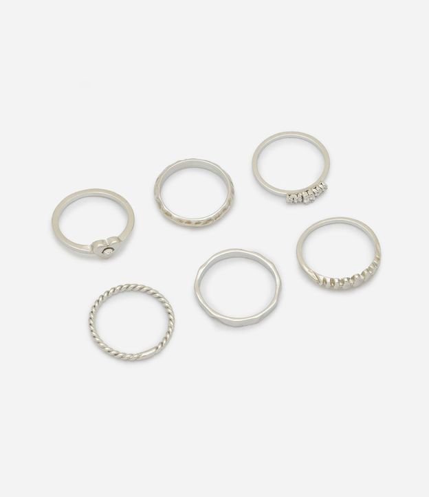 Kit 06 Anillos con Diseños Variados