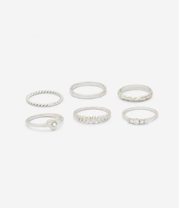 Kit 06 Anillos con Diseños Variados 2