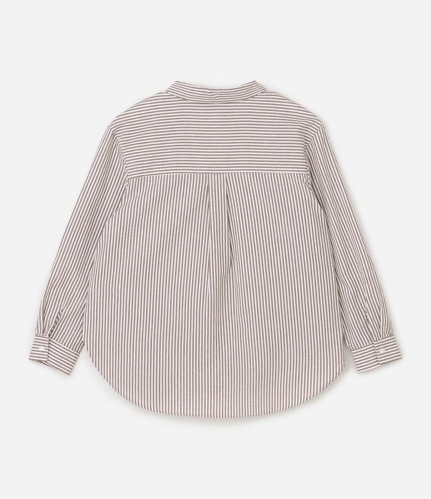 Camisa en Ana Ruga Rayada Curve & Plus Size 6