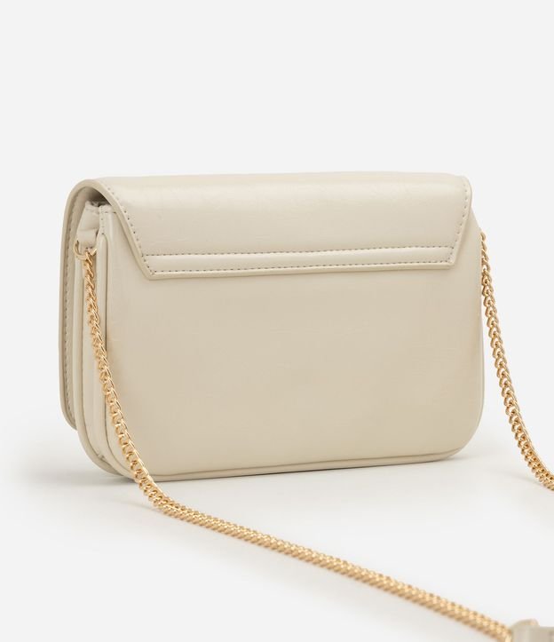 Cartera Transversal Pequeña en PU con Correa de Cadena 3