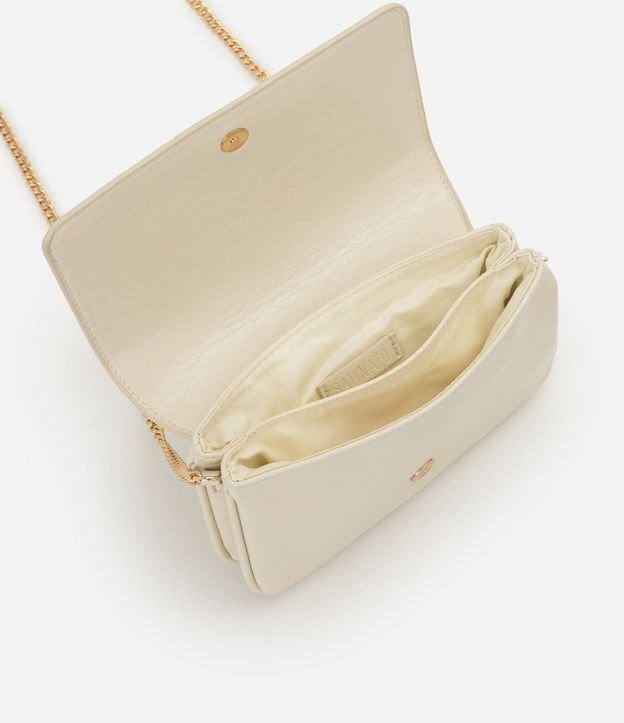 Cartera Transversal Pequeña en PU con Correa de Cadena 5