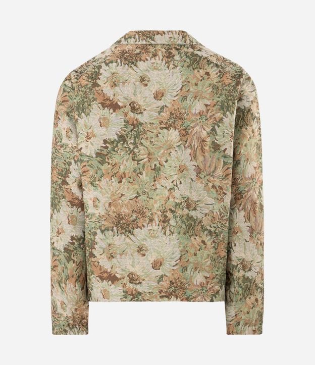 Campera Trucker en Jacquard Floral 9