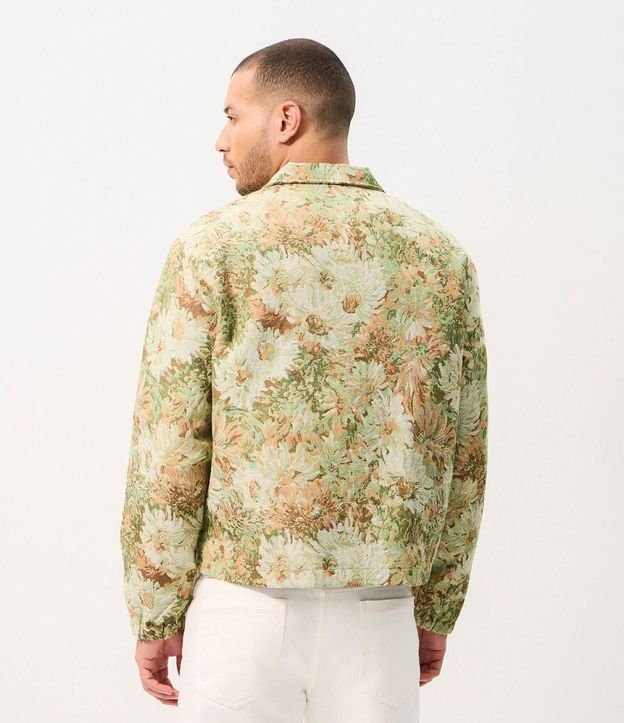 Campera Trucker en Jacquard Floral 6