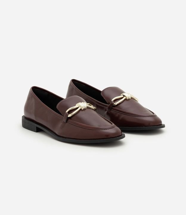Zapato Mocasine en PU con Detalle Metálico 2