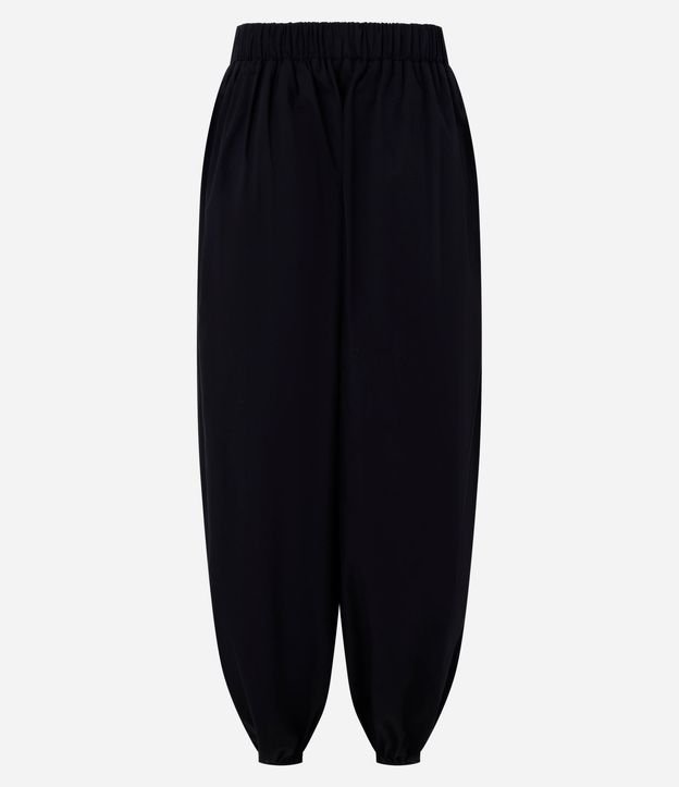 Pantalón Balloon en Tricolina con Bajo Ajustada 2