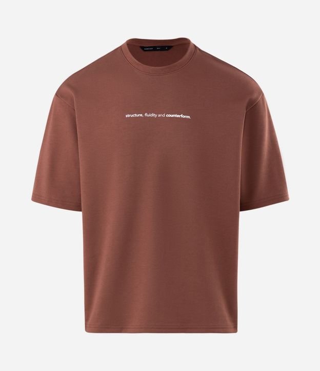 Remera Boxy Lettering Structure 5