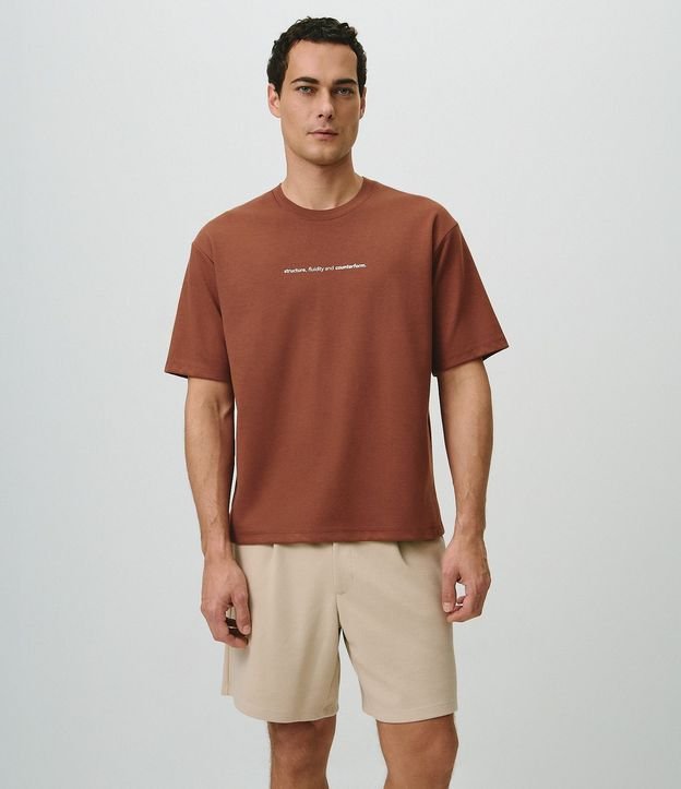 Remera Boxy Lettering Structure