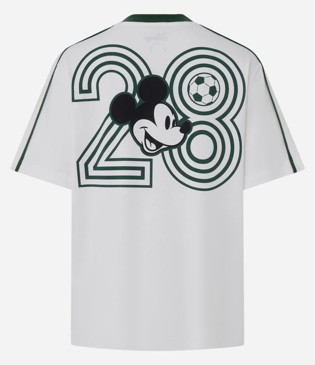 Remera Boxy en Algodón con Estampado Deportiva Mickey y Detalles Contrastantes 6