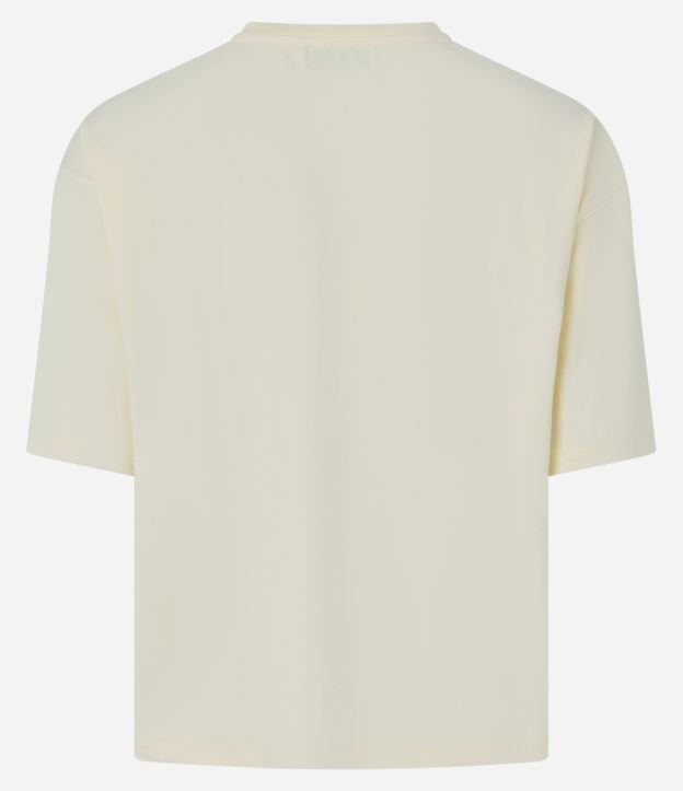 Remera Boxy Deportiva en Microfibra con Lettering 6