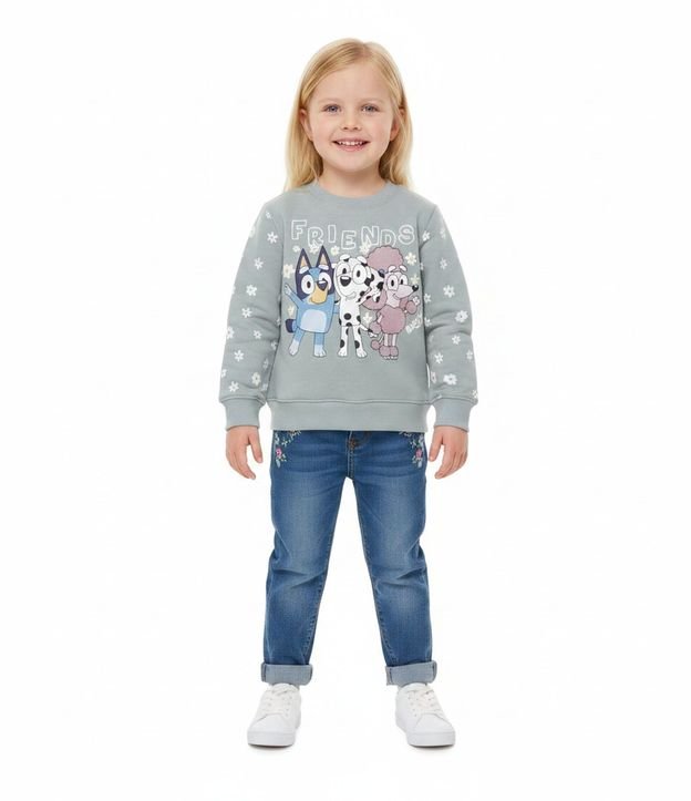 Saco Algodón Infantil con Estampado Bluey y Friends - Talle 1 A 6 años 1