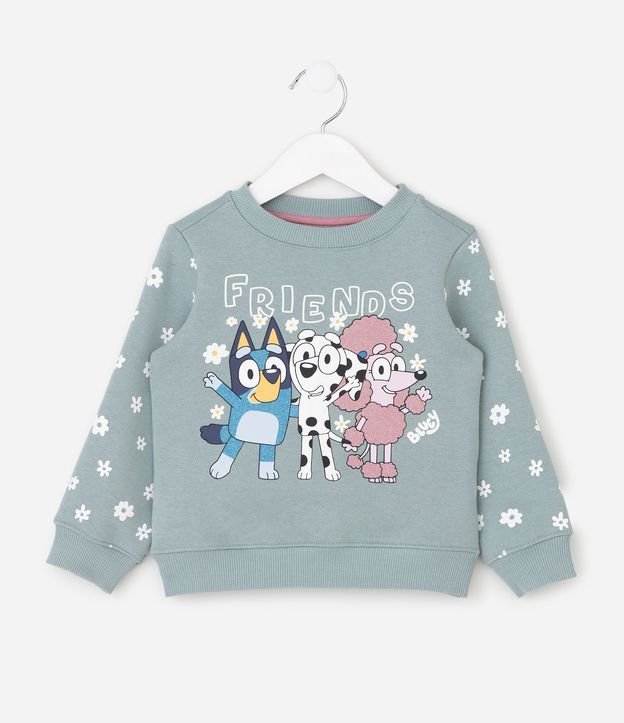 Saco Algodón Infantil con Estampado Bluey y Friends - Talle 1 A 6 años 2