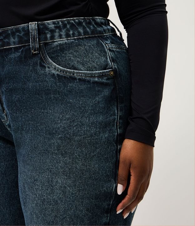 Pantalón de Jean Marmorizada Recta Curve & Plus Size 3