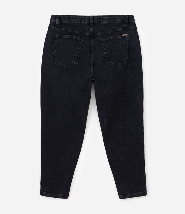 Pantalón de jean Mom Black con Elastano Curve & Plus Size 7