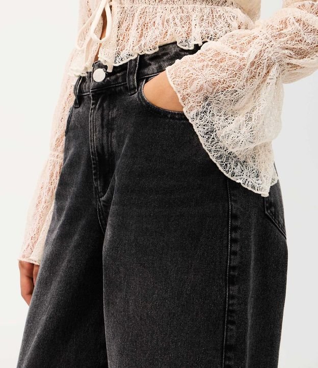 Pantalón Baggy en Jeans con Cintura Mediana y Ajuste 3