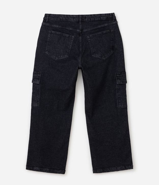 Pantalón Recto Jeans con Bolsillos Cargo Curve & Plus Size 8