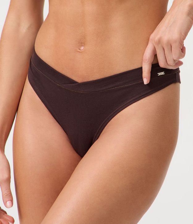 Kit 02 Bombachas Bikini Con Hilo Doble 3