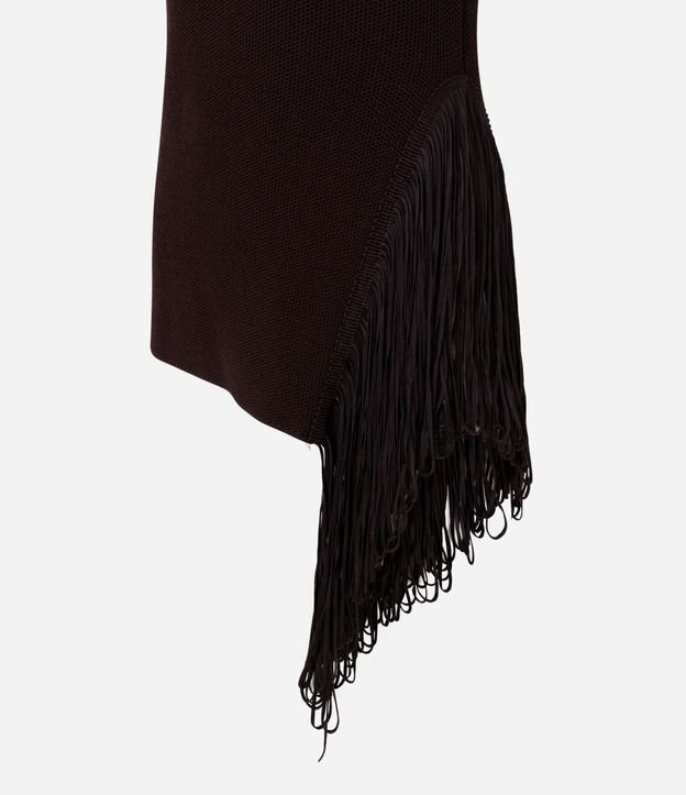 Blusa Alargada en Punto con Franjas 6