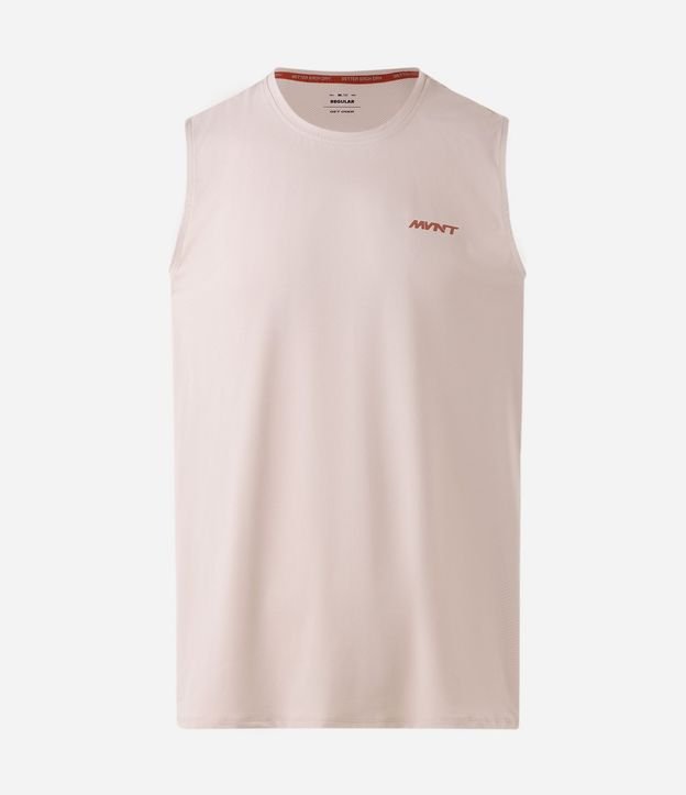 Musculosa Dry en Poliamida con Recorte en la Espalda