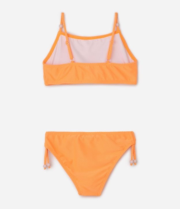 Bikini Top y Bottom Infantil Texturizado - Talle 5 a 16 años 2