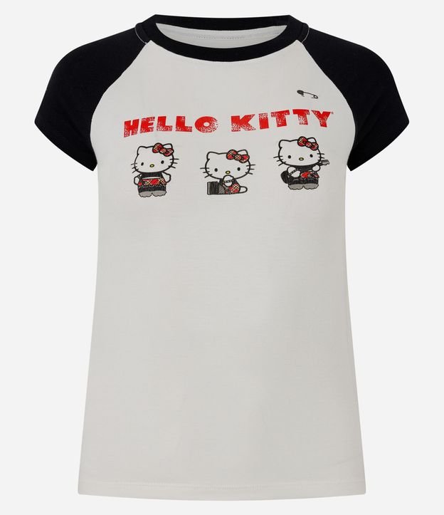 Remera Raglán en Algodón con Estampa de Hello Kitty 5