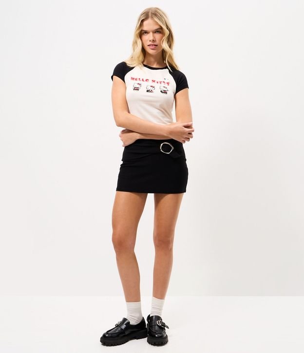 Remera Raglán en Algodón con Estampa de Hello Kitty 2