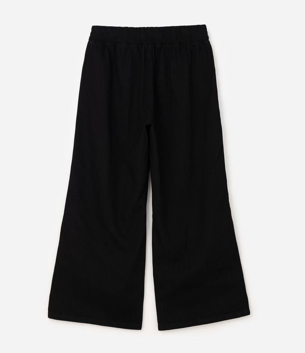 Pantalón Pantalona Deportiva en Jeans con Rayas Laterales Curve & Plus Size 7