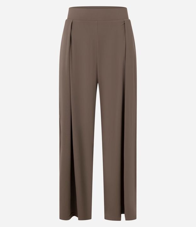 Pantalón Deportiva en Microfibra con Pliegue Delantero 5
