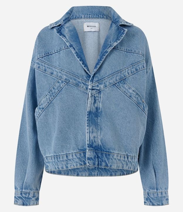 Campera Oversized en Jeans con Recortes 6