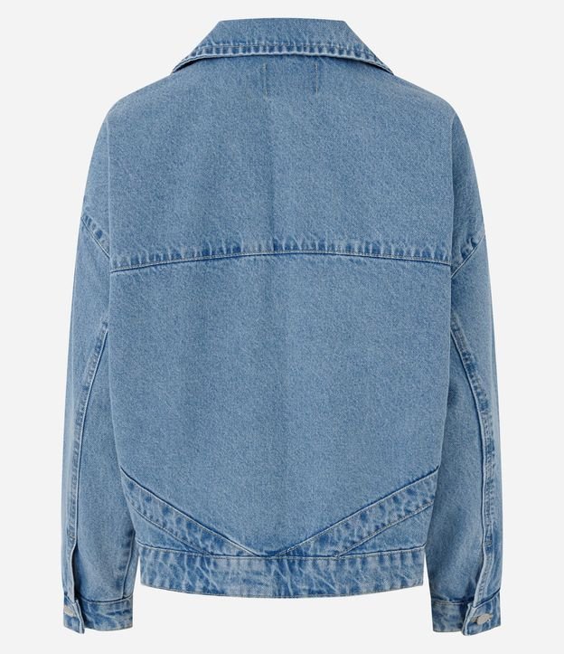 Campera Oversized en Jeans con Recortes 7