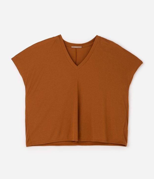 Blusa en Rib sin Sisa con Cuello Curve & Plus Size 5