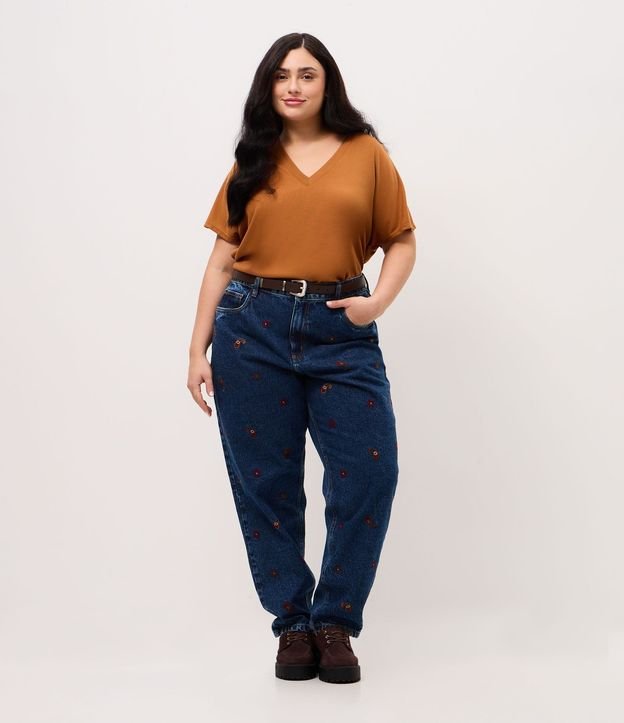 Blusa en Rib sin Sisa con Cuello Curve & Plus Size 2
