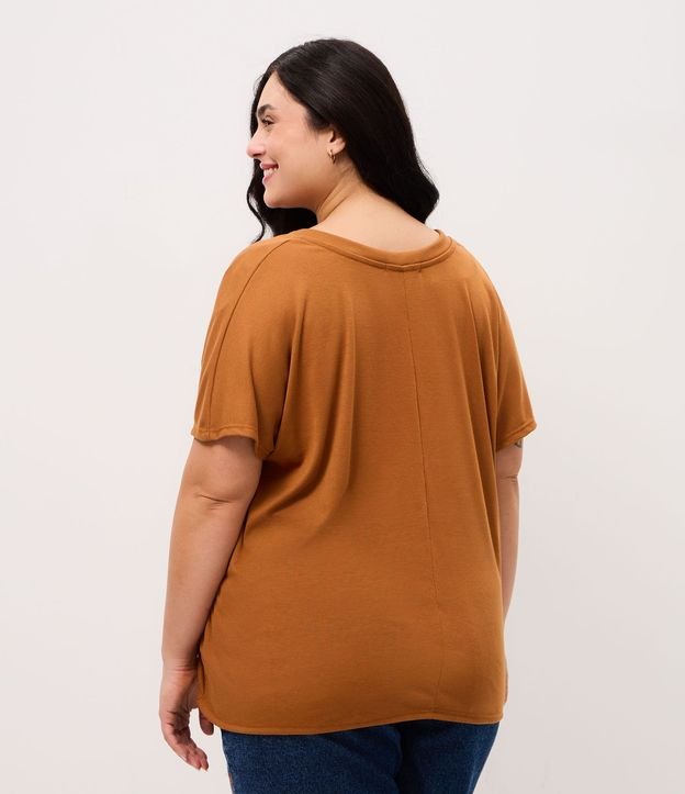 Blusa en Rib sin Sisa con Cuello Curve & Plus Size 4
