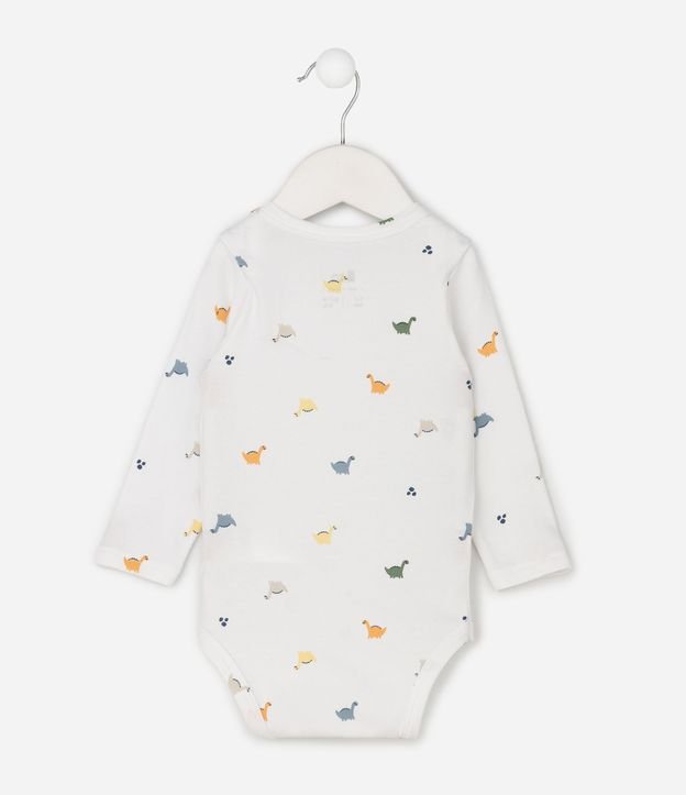 Body Bebé con Estampado Fullprint Dinosaurio – Talle RN a 18 Meses 3