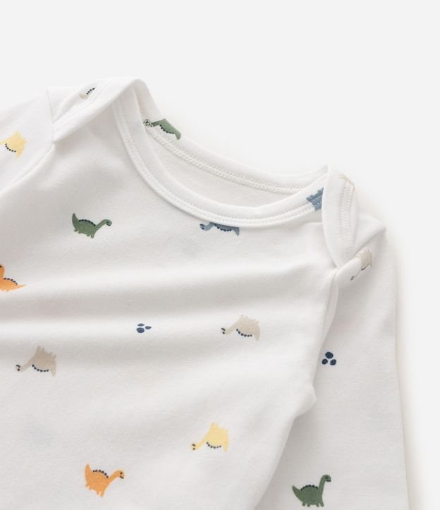 Body Bebé con Estampado Fullprint Dinosaurio – Talle RN a 18 Meses 5