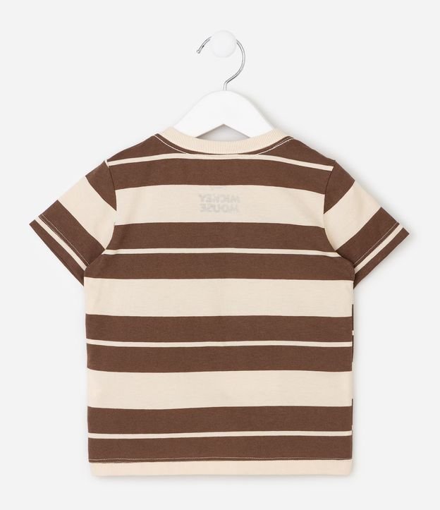 Remera Infantil Rayada con Estampa de Mickey Mouse – Talle 2 a 6 años 3