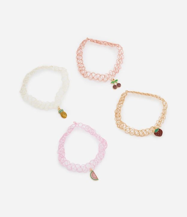 Kit Collar Infantil Gargantilla con Frutas - Talle U