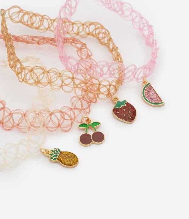 Kit Collar Infantil Gargantilla con Frutas - Talle U 2